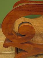 Vintage British Colonial Style Teak & Cane Plantation Chair & Footstool (11 of 17) Vintage British Colonial Style Teak & Cane Plantation Chair & Footstool (11 of 17)