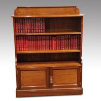 Pair Edwardian Walnut Open Bookcases (5 of 11) Pair Edwardian Walnut Open Bookcases (5 of 11)