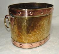 Victorian Copper & Brass Log Bin (2 of 5) Victorian Copper & Brass Log Bin (2 of 5)