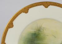 Royal Worcester Hand Painted Cabinet Plate with A Pike by George B Johnson Dated 1921 (13 of 14) Royal Worcester Hand Painted Cabinet Plate with A Pike by George B Johnson Dated 1921 (13 of 14)