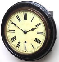 Rare W&H 7 Inch Dial Wall Clock Ebonised Case Dial Clock Station Clock (2 of 12) Rare W&H 7 Inch Dial Wall Clock Ebonised Case Dial Clock Station Clock (2 of 12)