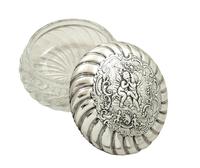 Antique Victorian Sterling Silver 'Cherub' Vanity Jar 1896 (6 of 9) Antique Victorian Sterling Silver 'Cherub' Vanity Jar 1896 (6 of 9)