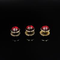 Antique Boxed Cabochon Red Glass Gold Gilt Cuff Collar Studs (5 of 9) Antique Boxed Cabochon Red Glass Gold Gilt Cuff Collar Studs (5 of 9)