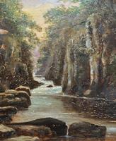 Small Original 19th Century Victorian Woodland River Landscape Oil Painting (4 of 12) Small Original 19th Century Victorian Woodland River Landscape Oil Painting (4 of 12)