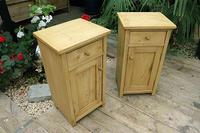 Nice Quality Old Stripped Pine Bedside Cabinets (2 of 9) Nice Quality Old Stripped Pine Bedside Cabinets (2 of 9)