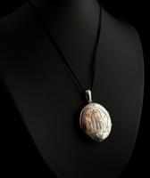 Victorian Silver Locket, Mourning, Monogrammed (6 of 11) Victorian Silver Locket, Mourning, Monogrammed (6 of 11)