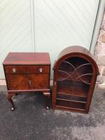 Antique Slim Figured Walnut Bookcase (12 of 12) Antique Slim Figured Walnut Bookcase (12 of 12)