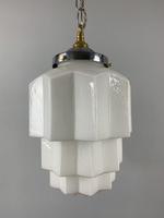 Large Art Deco Skyscraper Ceiling Light, Shade, Rewired (3 of 10) Large Art Deco Skyscraper Ceiling Light, Shade, Rewired (3 of 10)