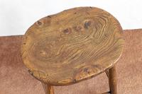 Victorian Antique Stool with a Wonderful Figured Top (2 of 4) Victorian Antique Stool with a Wonderful Figured Top (2 of 4)