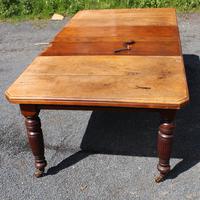 1920's Mahogany Dining Table with 2 x Leaves and Handle (6 of 6) 1920's Mahogany Dining Table with 2 x Leaves and Handle (6 of 6)