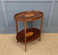 Edwardian Inlaid Mahogany 2 Tier Table (6 of 10) Edwardian Inlaid Mahogany 2 Tier Table (6 of 10)