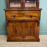 Superb Quality Victorian Mahogany Antique Glazed Secretaire Bookcase On Cupboard (7 of 8) Superb Quality Victorian Mahogany Antique Glazed Secretaire Bookcase On Cupboard (7 of 8)