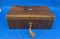 Victorian Nickel / Silver Bound Burr Cedar Box (2 of 11) Victorian Nickel / Silver Bound Burr Cedar Box (2 of 11)