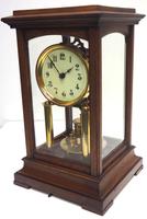 Rare Gustav Becker 400-day Torsion Clock German Mantel Clock Mahogany & Bevelled Glass Case (4 of 13) Rare Gustav Becker 400-day Torsion Clock German Mantel Clock Mahogany & Bevelled Glass Case (4 of 13)