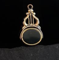 Antique 9ct gold spinning fob, seal fob, Sardonyx and Bloodstone (5 of 12) Antique 9ct gold spinning fob, seal fob, Sardonyx and Bloodstone (5 of 12)