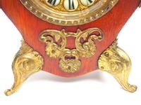 Antique French Mahogany & Ormolu Boulle Mantel Clock Shield Boulle Case. (4 of 7) Antique French Mahogany & Ormolu Boulle Mantel Clock Shield Boulle Case. (4 of 7)