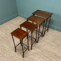 Stunning Set of Four Edwardian Antique Nest of Tables (3 of 5) Stunning Set of Four Edwardian Antique Nest of Tables (3 of 5)