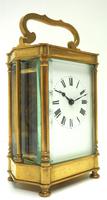 Rare & Unusual Cased Antique French 8-day Timepiece Carriage Clock c.1900 (9 of 10) Rare & Unusual Cased Antique French 8-day Timepiece Carriage Clock c.1900 (9 of 10)