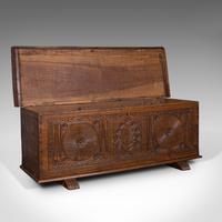 Large Antique Coffer, Italian, Walnut, Sword Chest, Linen Trunk, 18th Century (8 of 12) Large Antique Coffer, Italian, Walnut, Sword Chest, Linen Trunk, 18th Century (8 of 12)