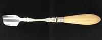 Georgian Silver Plated & Bone Handle Stilton / Cheese Scoop (2 of 5) Georgian Silver Plated & Bone Handle Stilton / Cheese Scoop (2 of 5)