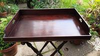 Early 19th Century Mahogany Butlers Tray with Stand (4 of 7) Early 19th Century Mahogany Butlers Tray with Stand (4 of 7)
