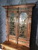 Victorian Carved Oak Secretaire Bookcase (18 of 25) Victorian Carved Oak Secretaire Bookcase (18 of 25)