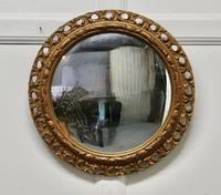 Carved Convex Gilt Wall Mirror (2 of 4) Carved Convex Gilt Wall Mirror (2 of 4)