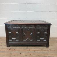 Antique Oak Coffer Blanket Box (3 of 11) Antique Oak Coffer Blanket Box (3 of 11)