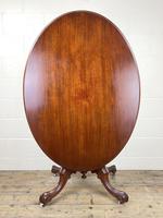 Victorian Mahogany Oval Tilt Top Table (9 of 12) Victorian Mahogany Oval Tilt Top Table (9 of 12)