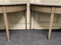 Pair of Georgian Painted Demi Lune Console Tables (17 of 22) Pair of Georgian Painted Demi Lune Console Tables (17 of 22)