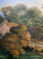 Large Stunning 19thc Arcadian Landscape Oil Painting in the 18th Century manner (8 of 13) Large Stunning 19thc Arcadian Landscape Oil Painting in the 18th Century manner (8 of 13)