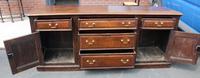 1850s Heavy Oak Dresser Base with Cupboards and Drawers (2 of 4) 1850s Heavy Oak Dresser Base with Cupboards and Drawers (2 of 4)