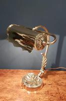 Superb Antique Brass Adjustable Desk Lamp (2 of 7) Superb Antique Brass Adjustable Desk Lamp (2 of 7)