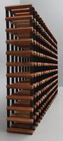 Bordeaux Mahogany & Black Enamelled Steel Wine Rack (3 of 3) Bordeaux Mahogany & Black Enamelled Steel Wine Rack (3 of 3)