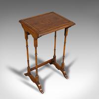 Antique Trio of Nest Tables, English, Walnut, Mahogany, Nesting, Side, Edwardian (8 of 12) Antique Trio of Nest Tables, English, Walnut, Mahogany, Nesting, Side, Edwardian (8 of 12)