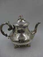 Antique Victorian Silver Tea Set London 1843 by Barnard Bros (5 of 11) Antique Victorian Silver Tea Set London 1843 by Barnard Bros (5 of 11)