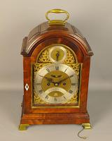 Fine Mahogany Verge Triple Pad Top Bracket Clock - Martineau, London (3 of 13) Fine Mahogany Verge Triple Pad Top Bracket Clock - Martineau, London (3 of 13)