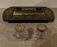 Silver-Mounted ‘Boulle-Work’ Desk Stand (2 of 4) Silver-Mounted ‘Boulle-Work’ Desk Stand (2 of 4)