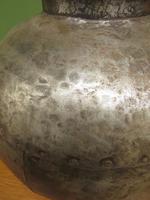 Large Antique Metal Pot, Decorative Vase, early 20th century hammered metal (4 of 12) Large Antique Metal Pot, Decorative Vase, early 20th century hammered metal (4 of 12)