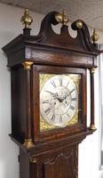 18th Century English Longcase Clock in Oak Case Silver Brass Dial Signed George Ewbank Ealland Yorkshire (9 of 16) 18th Century English Longcase Clock in Oak Case Silver Brass Dial Signed George Ewbank Ealland Yorkshire (9 of 16)