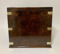 Victorian Burr Walnut Brass Bound Desktop Stationery Cabinet (12 of 15) Victorian Burr Walnut Brass Bound Desktop Stationery Cabinet (12 of 15)