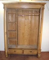 1900s Quality Country Pine 2 Door Wardrobe with Drawers (3 of 5) 1900s Quality Country Pine 2 Door Wardrobe with Drawers (3 of 5)