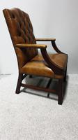 Pair of Leather Library Chairs (6 of 10) Pair of Leather Library Chairs (6 of 10)