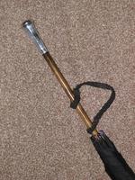 Antique Hallmarked 1919 Silver Umbrella with Black Canopy by Hoyland (7 of 13) Antique Hallmarked 1919 Silver Umbrella with Black Canopy by Hoyland (7 of 13)