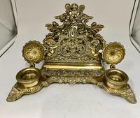 Antique Brass Desk Companion Inkwell Set c.1910 (7 of 8) Antique Brass Desk Companion Inkwell Set c.1910 (7 of 8)