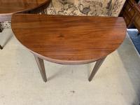 Pair of 19th Century Mahogany Console Tables with Carved Decoration (5 of 8) Pair of 19th Century Mahogany Console Tables with Carved Decoration (5 of 8)