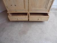 Large Antique Pine 2 Door 2 Drawer Knockdown Wardrobe to wax / paint (8 of 10) Large Antique Pine 2 Door 2 Drawer Knockdown Wardrobe to wax / paint (8 of 10)
