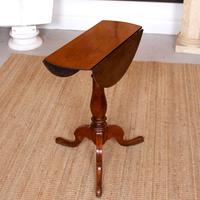 Drop Leaf Tripod Table 19th Century Mahogany (5 of 9) Drop Leaf Tripod Table 19th Century Mahogany (5 of 9)