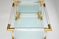 1970’s Pair of Vintage Acrylic & Glass Side Tables (10 of 11) 1970’s Pair of Vintage Acrylic & Glass Side Tables (10 of 11)