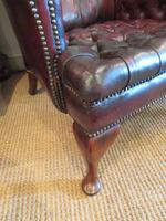 Antique Leather Chesterfield Wing Armchair (2 of 7) Antique Leather Chesterfield Wing Armchair (2 of 7)
